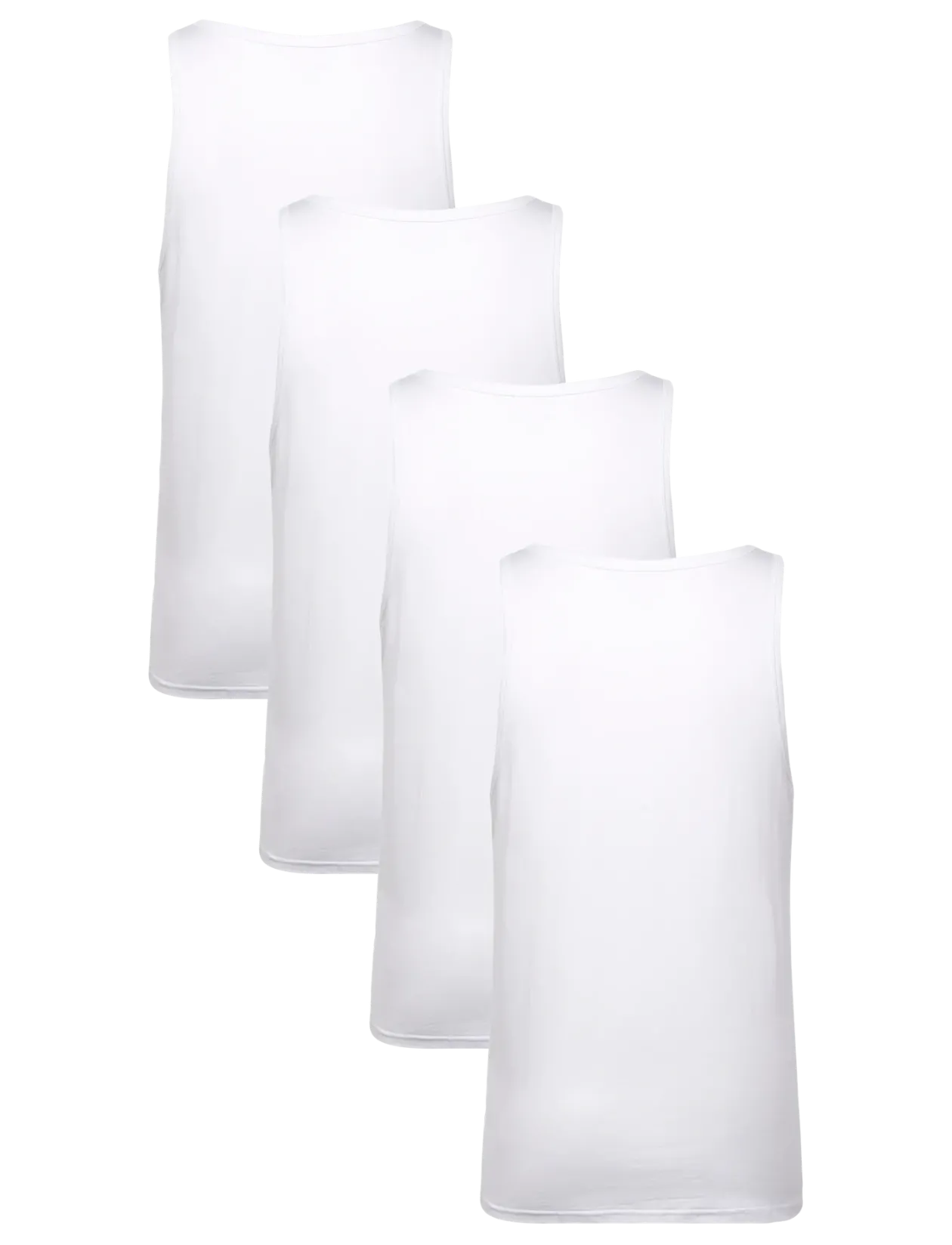 4-Pack Men Bamboo Tank Top - Nattrøjer