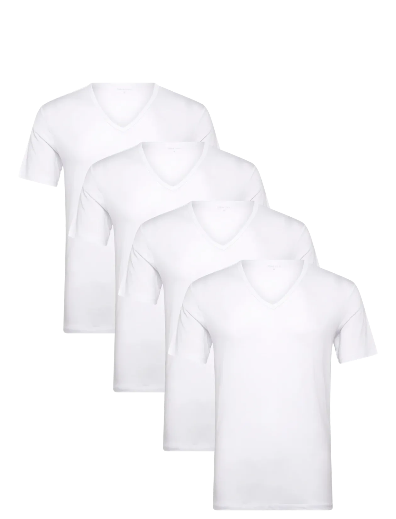 4-Pack Men Bamboo V-neck Undershirt - Nattrøjer