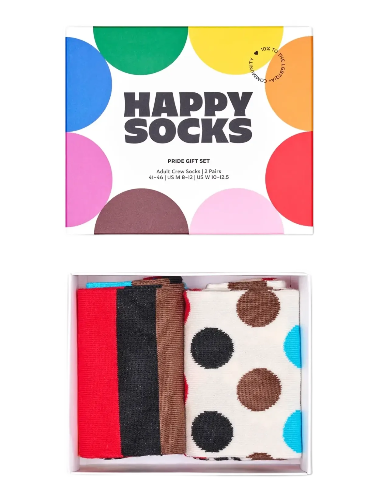 2-Pack Pride Socks Gift Set - Sokker