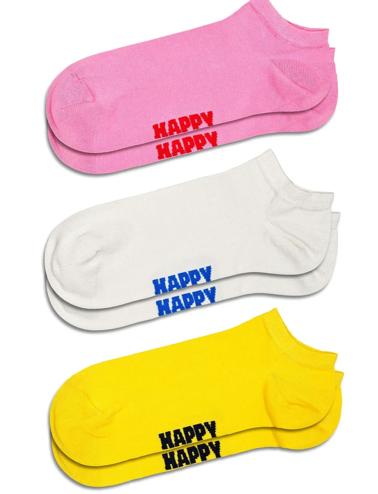 3-Pack Solid Low Socks - Korte strømper
