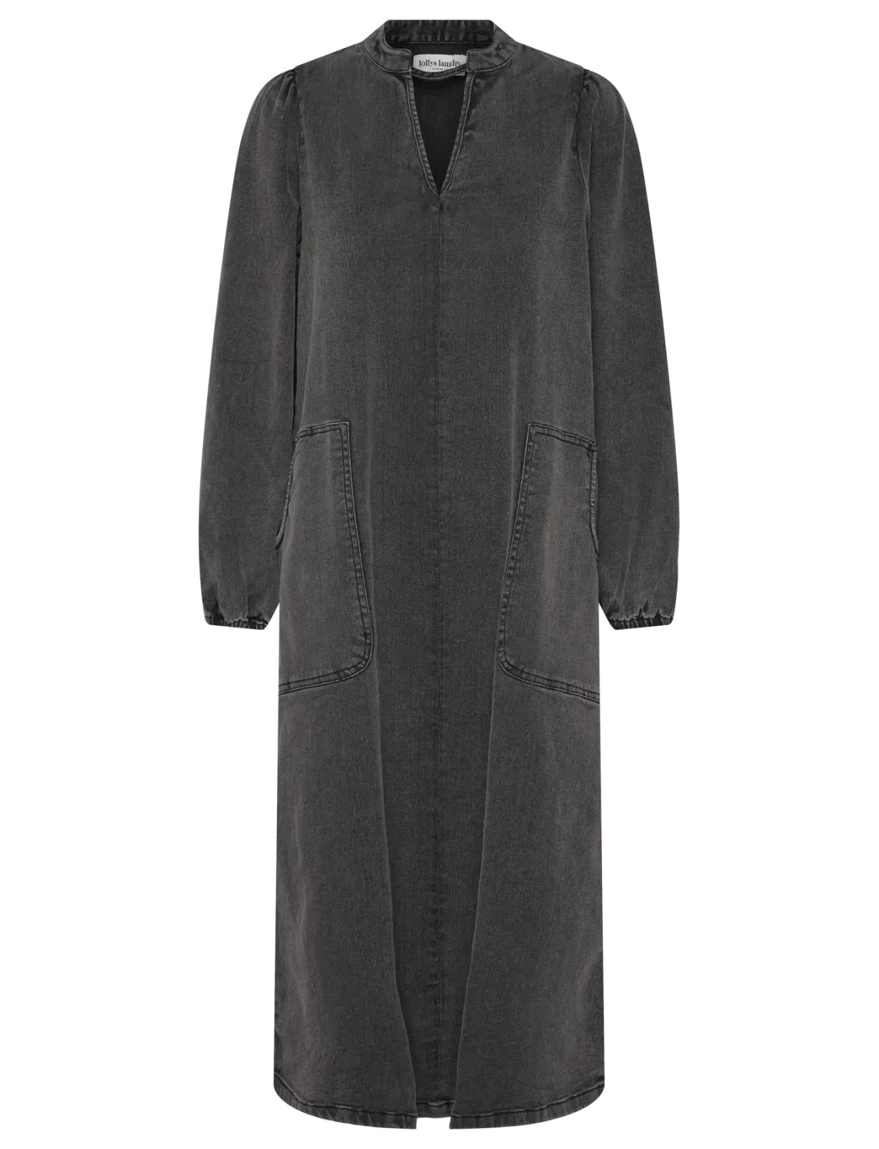 ParisLL Midi Dress LS - Denimkjoler