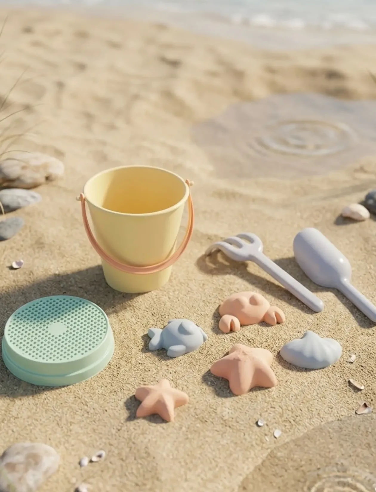 PASTEL BUCKET SET - Sandlegetøj