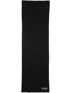 PATCH CHUNKY RIB COTTON SCARF - Halstørklæder