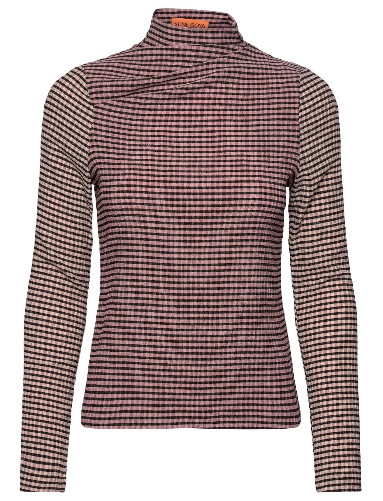 2247 Patchwork Jersey, Long Sleeve - Langærmede toppe