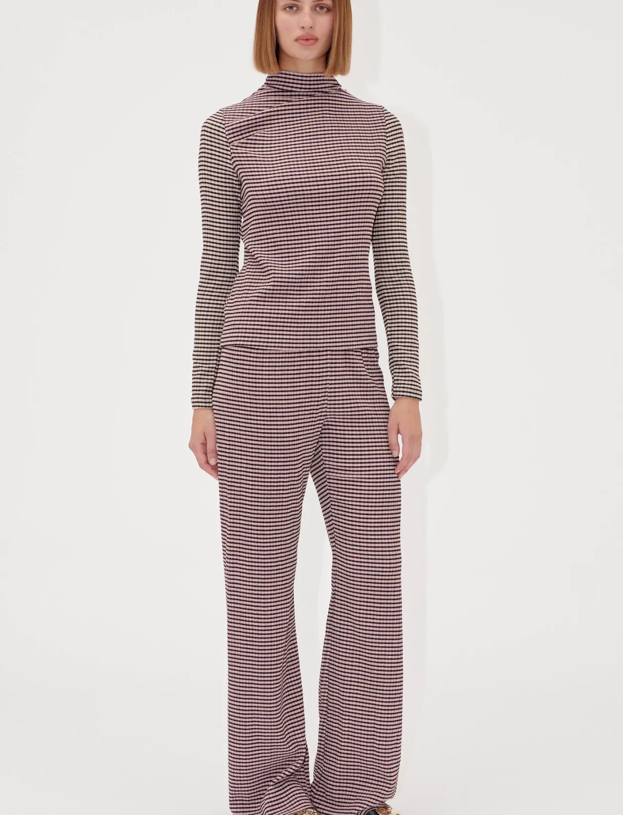 2247 Patchwork Jersey, Long Sleeve - Langærmede toppe