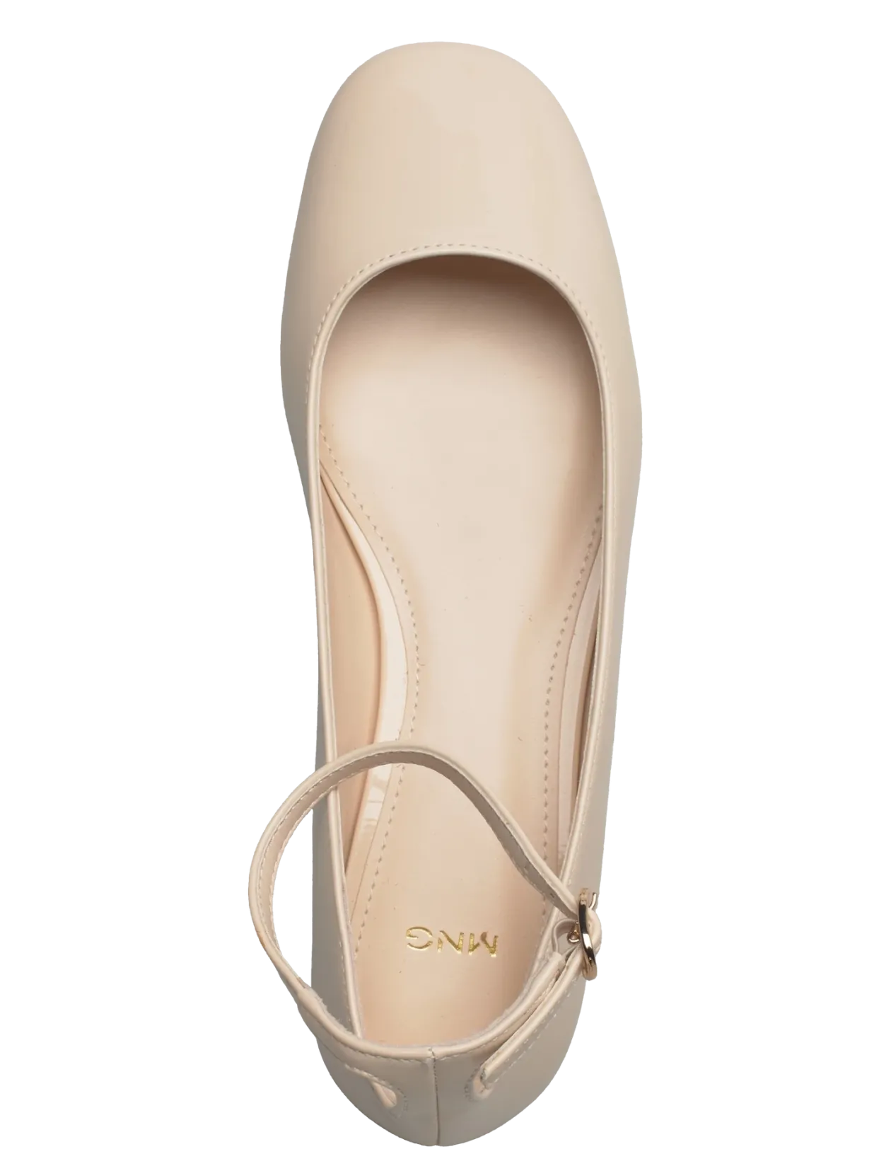 Patent leather-effect ballet flats - Ballerinaer