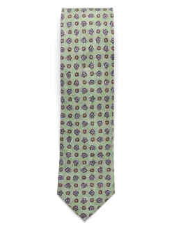 Pattern Silk Tie - Slips