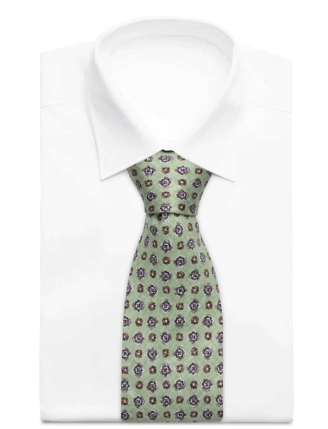 Pattern Silk Tie - Slips