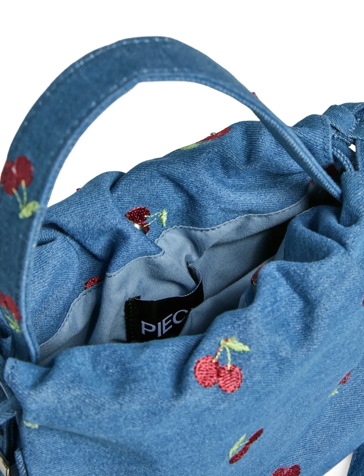 PCBALLOON DENIM CHERRY BAG FSY - Top handle tasker