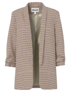 PCBOSELLA 3/4 PRINTED BLAZER NOOS BC - Enkeltradede blazere