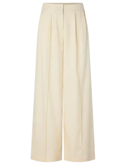 PCMAJSE MW WIDE PANTS WVN D2D PP - Bukser med brede ben