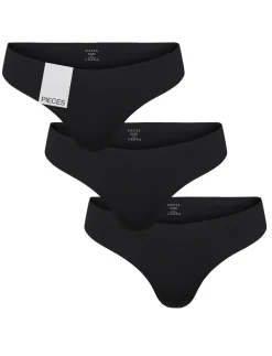 PCNAMEE THONG 3-PACK NOOS - Seamless trusse