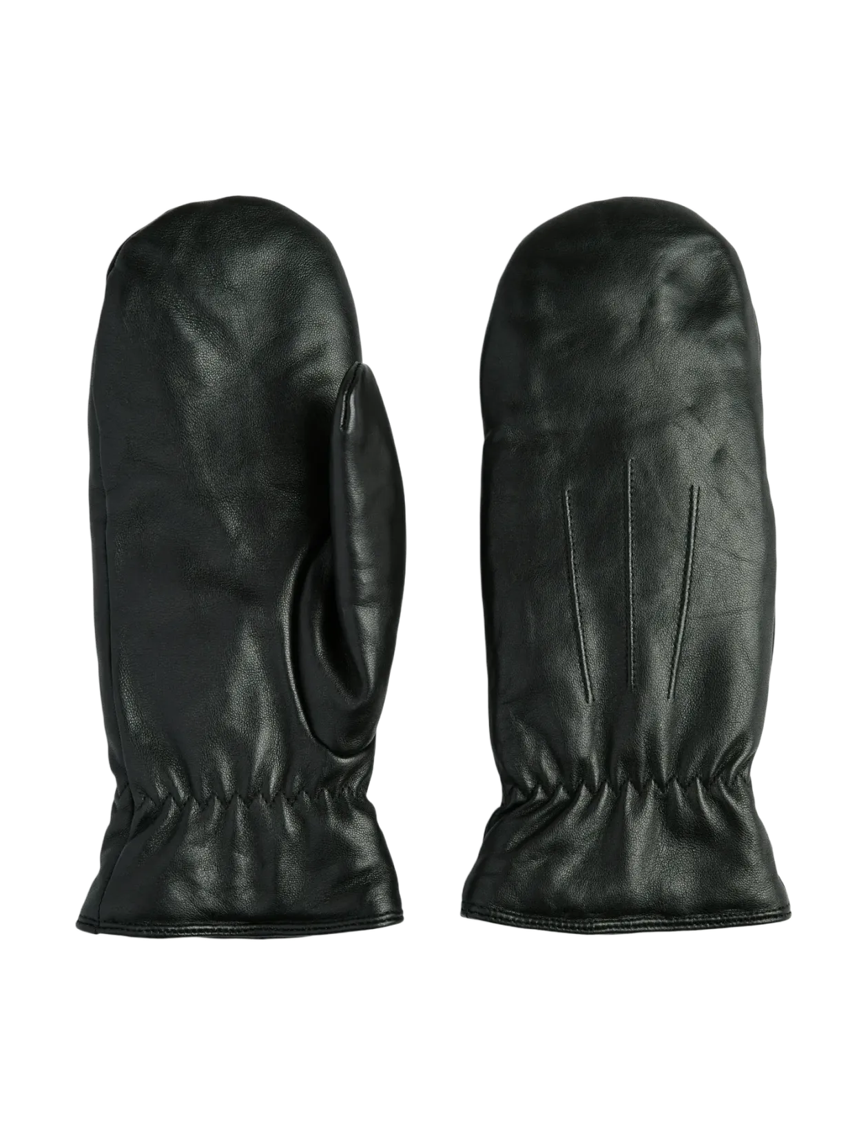 PCNELLIE LEATHER MITTENS NOOS - Luffer
