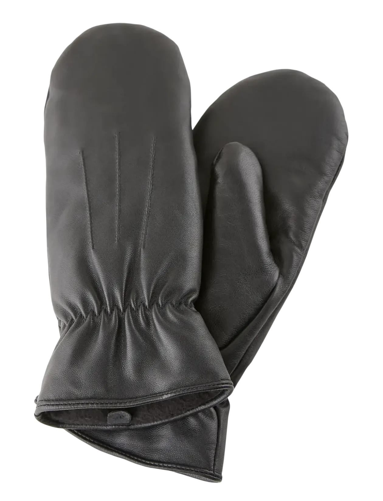 PCNELLIE LEATHER MITTENS NOOS - Luffer