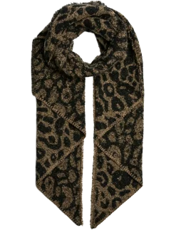 PCPYRON LONG ANIMAL SCARF NOOS BC - Halstørklæder