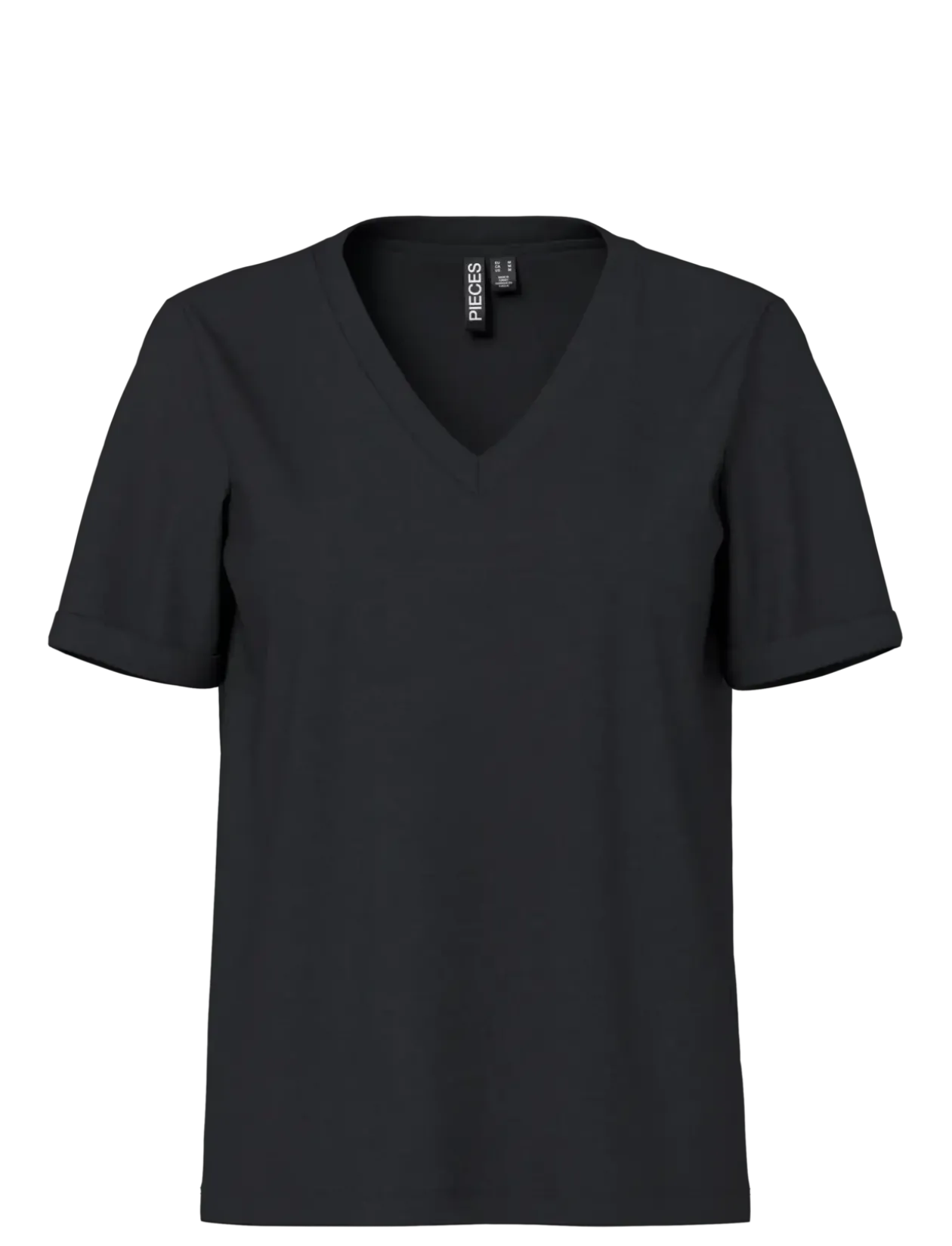 PCRIA SS V-NECK SOLID TEE JRS NOOS BC - T-shirts