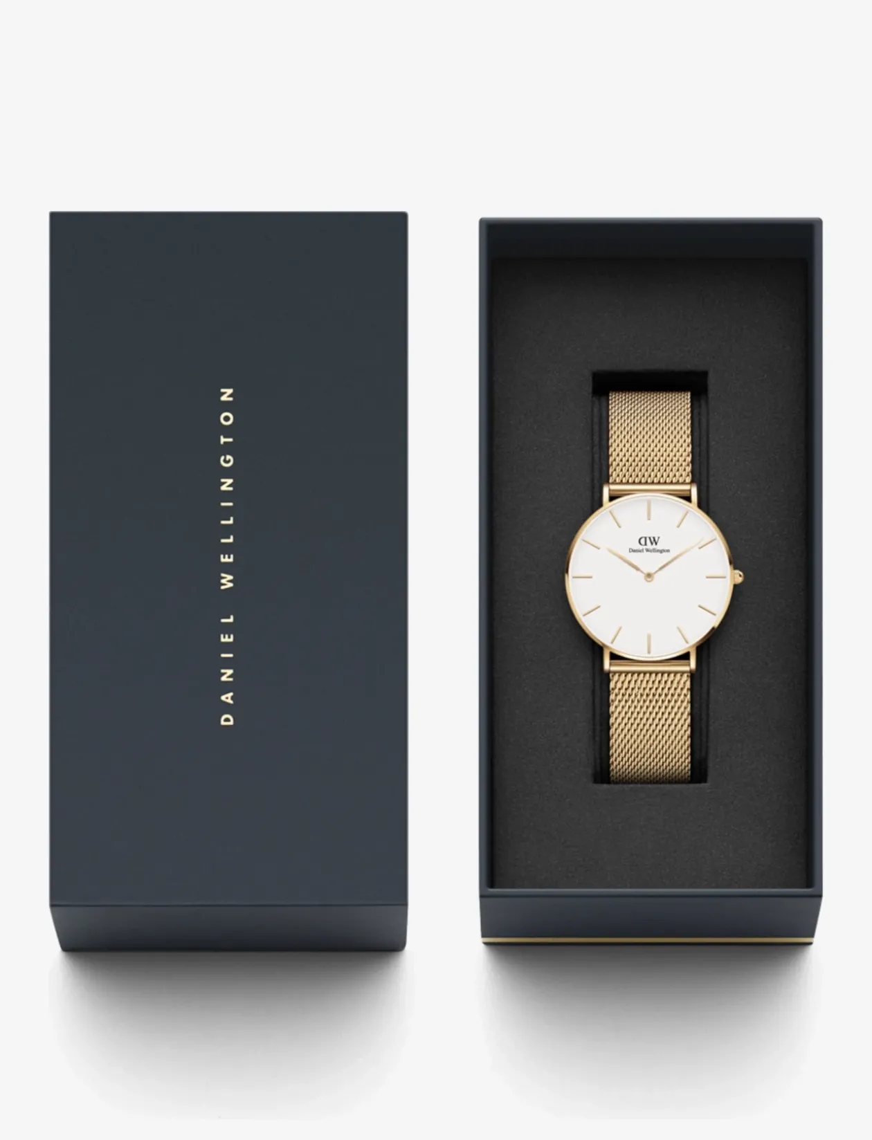 Petite 36 Evergold G White - Analogt ur