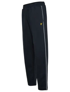 Piped Straight Leg Track Bottoms - Sweatpants
