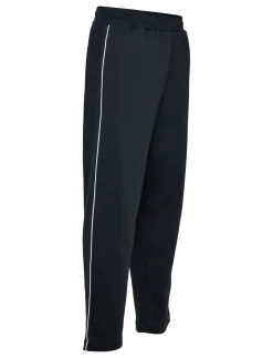 Piped Straight Leg Track Bottoms - Sweatpants