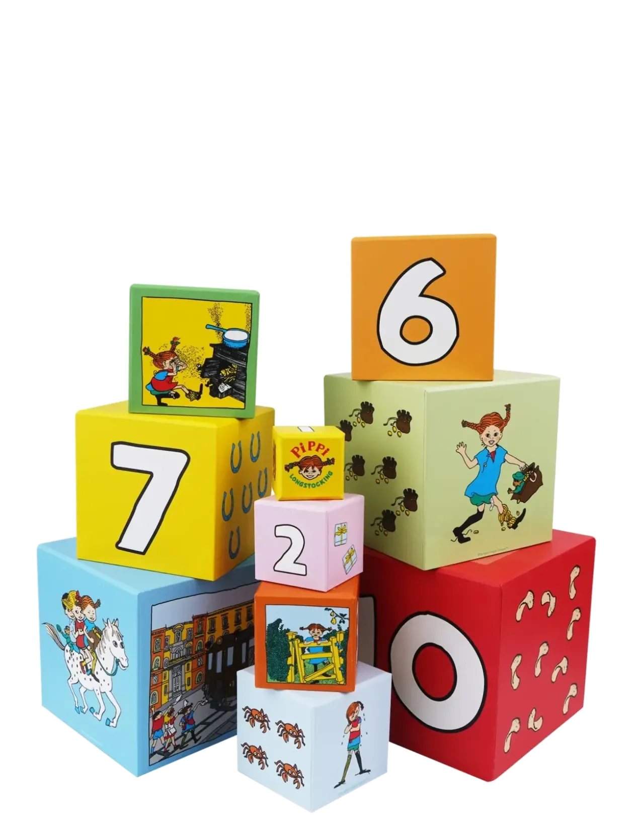 Pippi Stacking Cubes - Byggeklodser