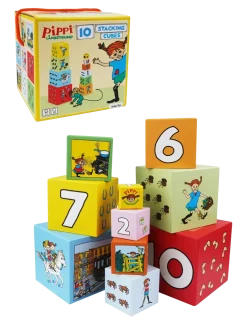 Pippi Stacking Cubes - Byggeklodser