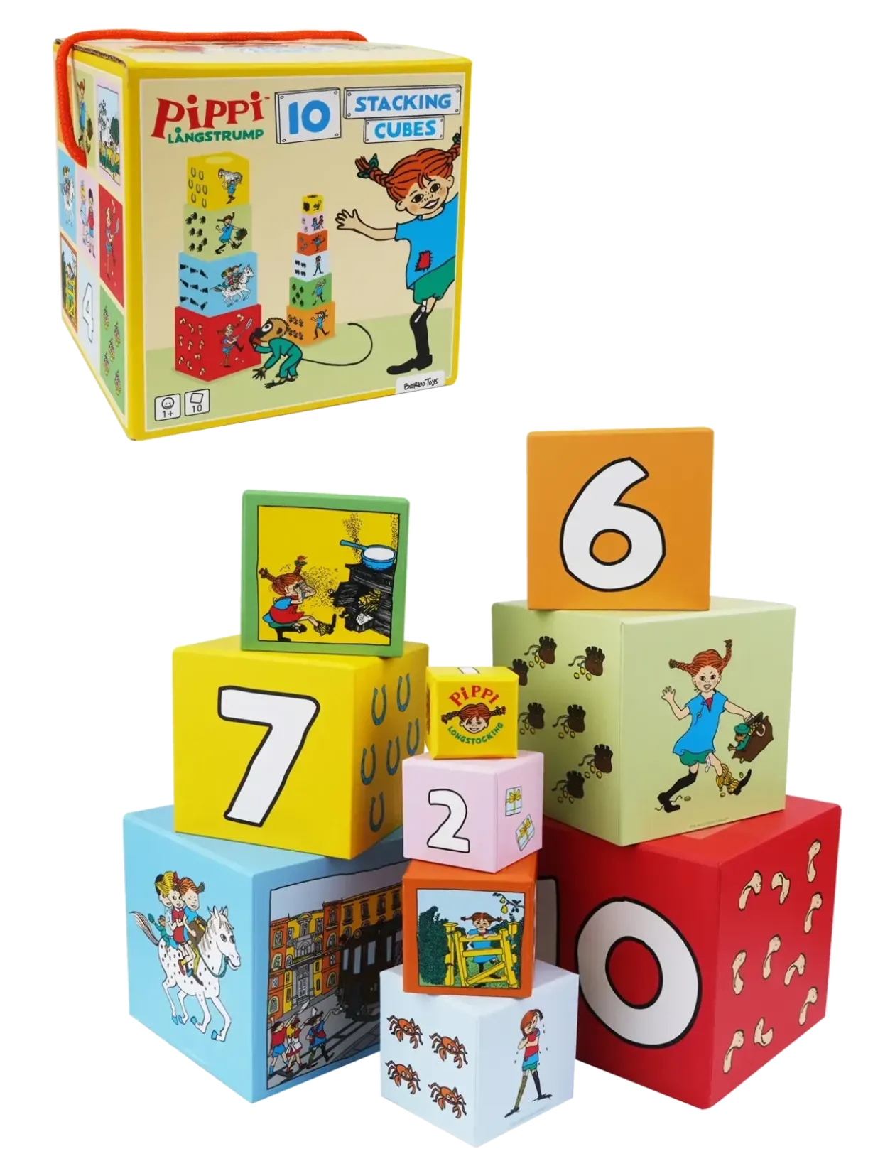 Pippi Stacking Cubes - Byggeklodser