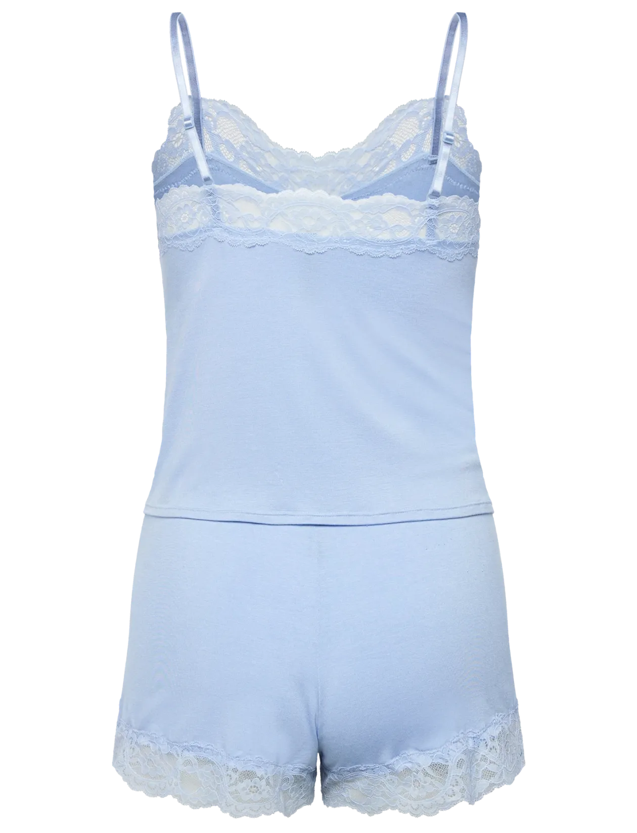 PJ CAMI JERSEY LACE NANA - Pyjamas