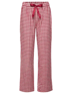 PJ SET LS TOP TWILL CHECK - Pyjamas