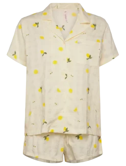 Pj Ss Woven Lemon - Pyjamas