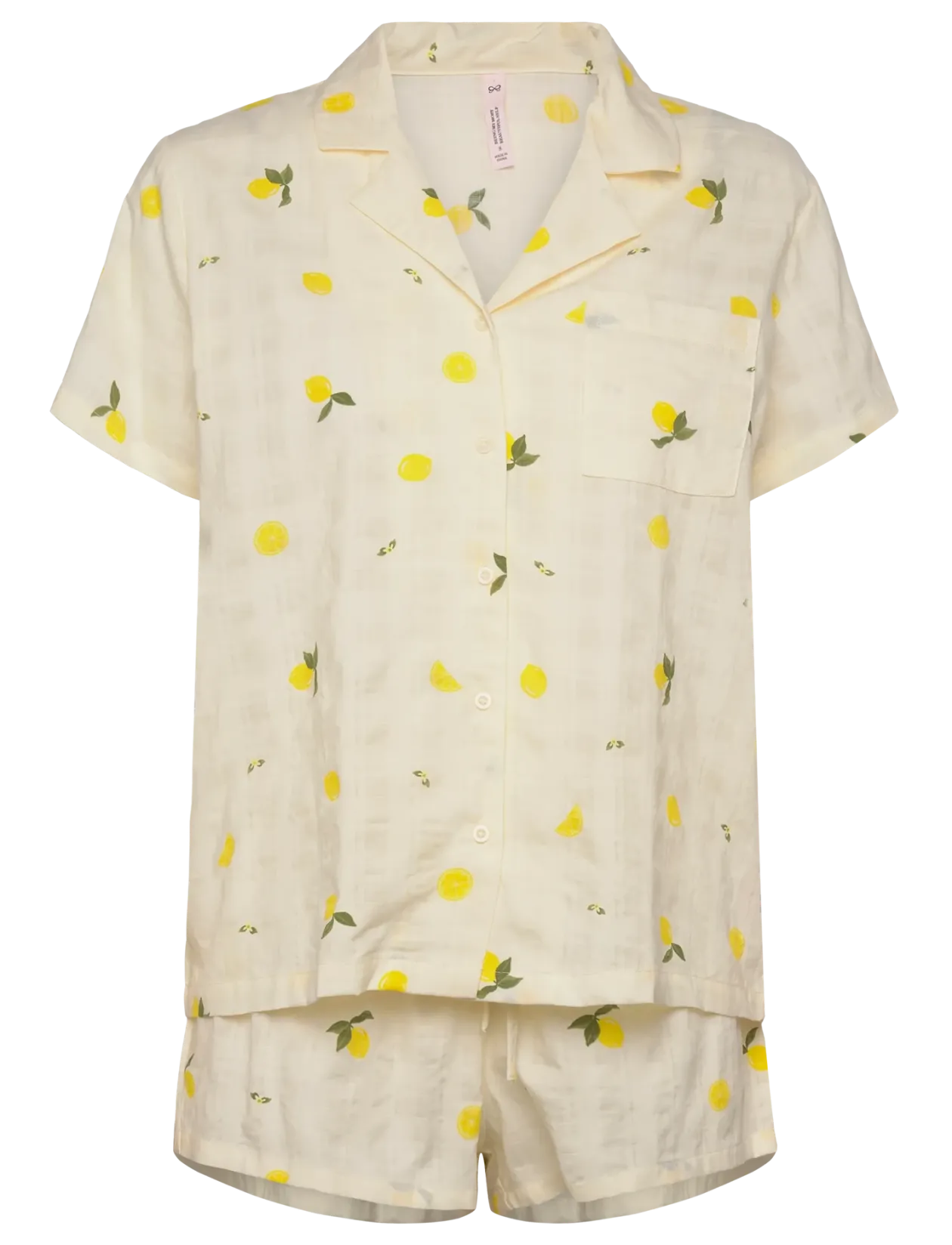 Pj Ss Woven Lemon - Pyjamas