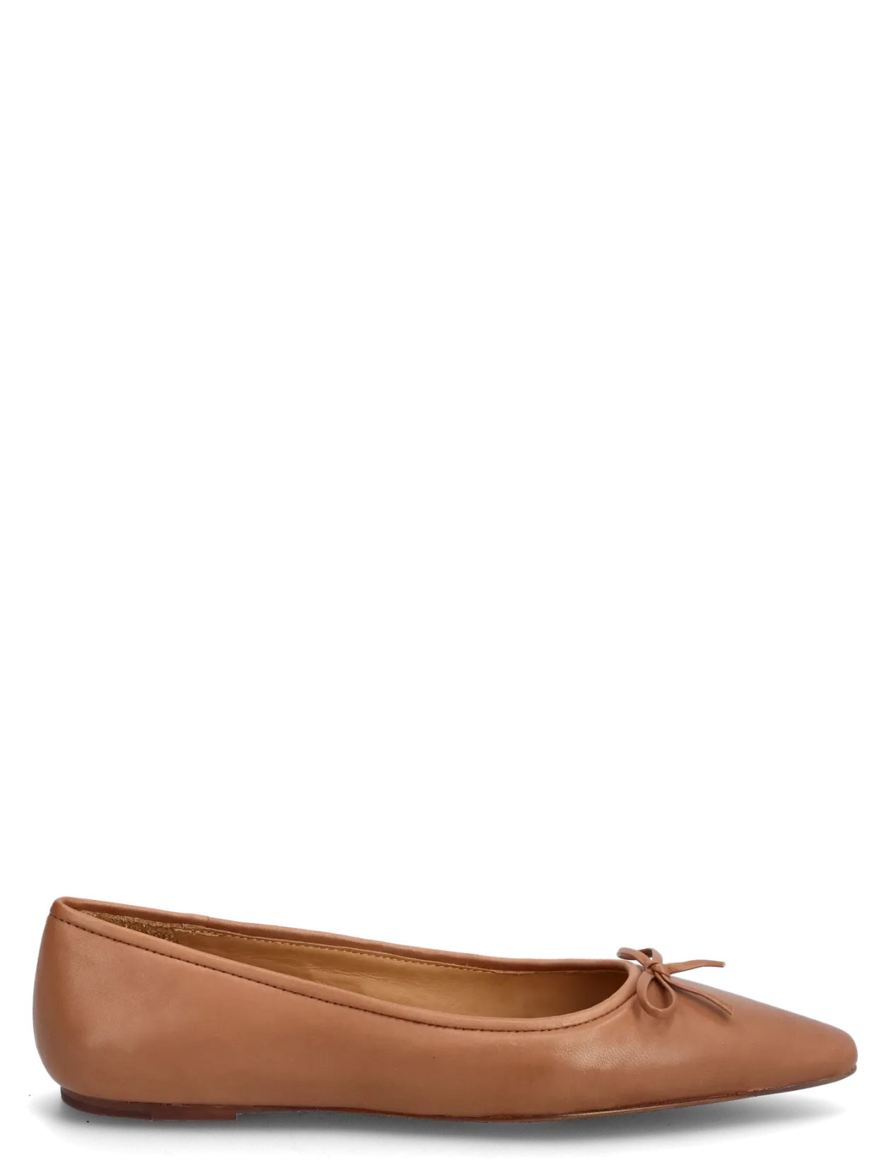 Pointed Leather Ballet Flat - Ballerinaer
