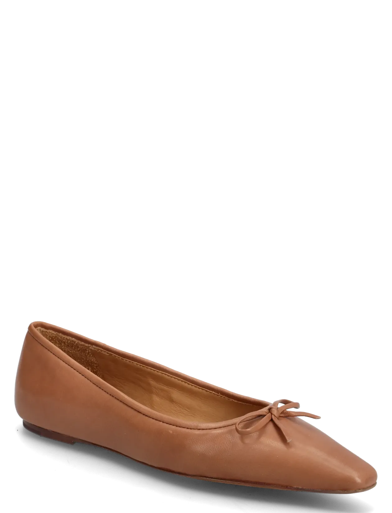 Pointed Leather Ballet Flat - Ballerinaer