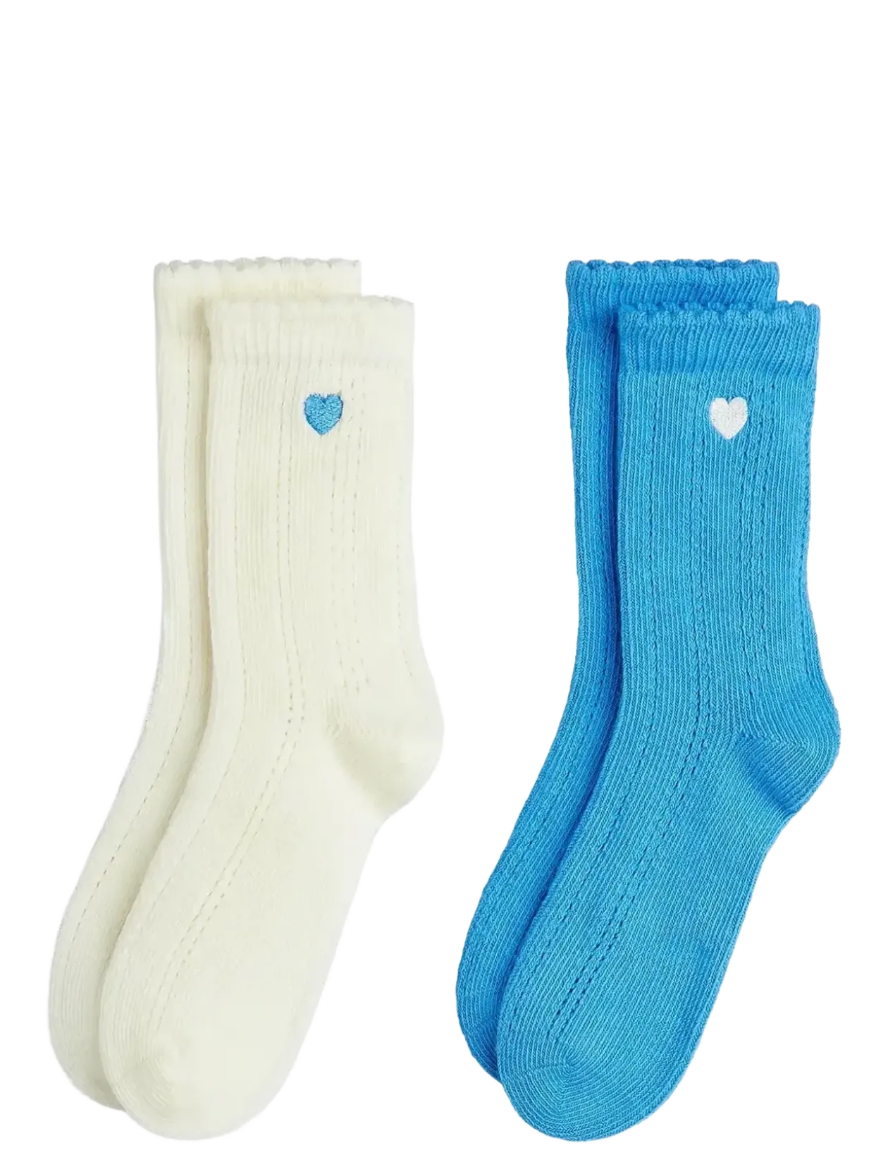 Pointelle 2-pack socks - Børn