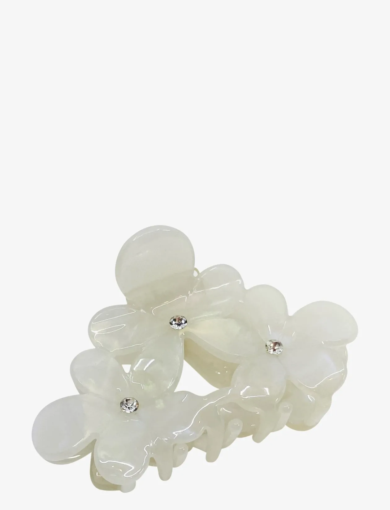 Poppy Clamp White - Hårklemmer