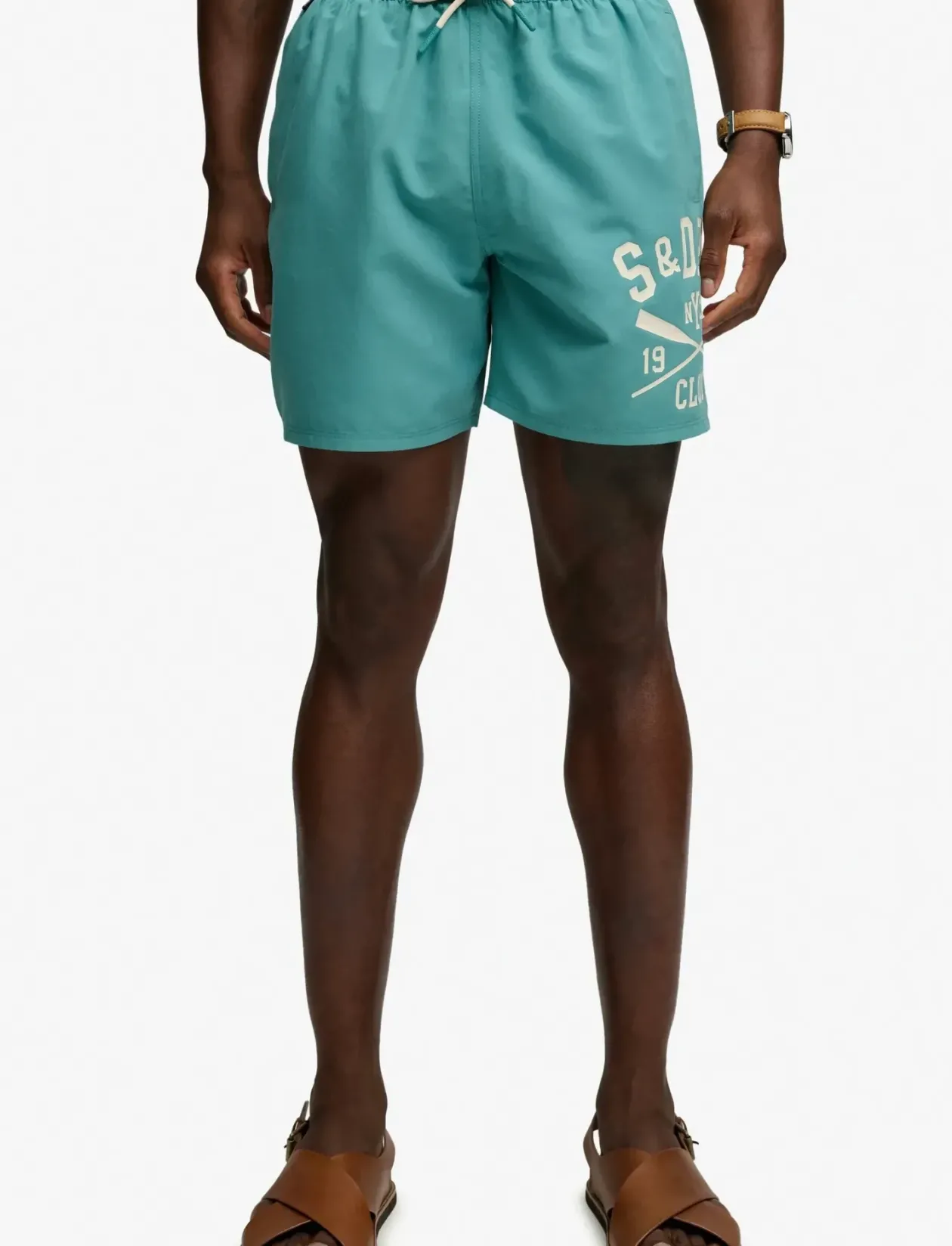 PRINTED LOGO 16 SWIM SHORT - Badebukser