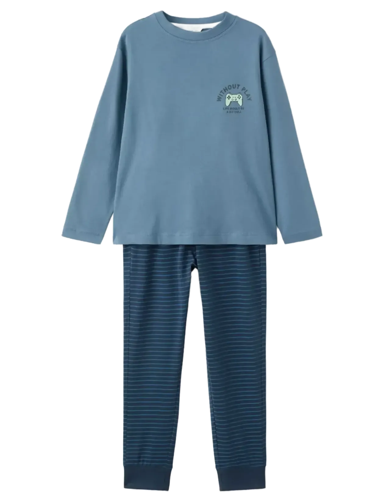 Printed long pyjamas - Sæt