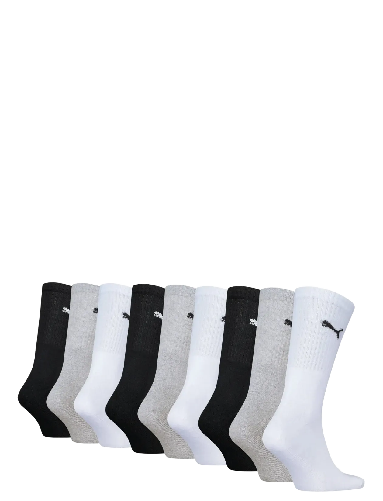 PUMA CREW SOCK 9P ECOM - Strømper