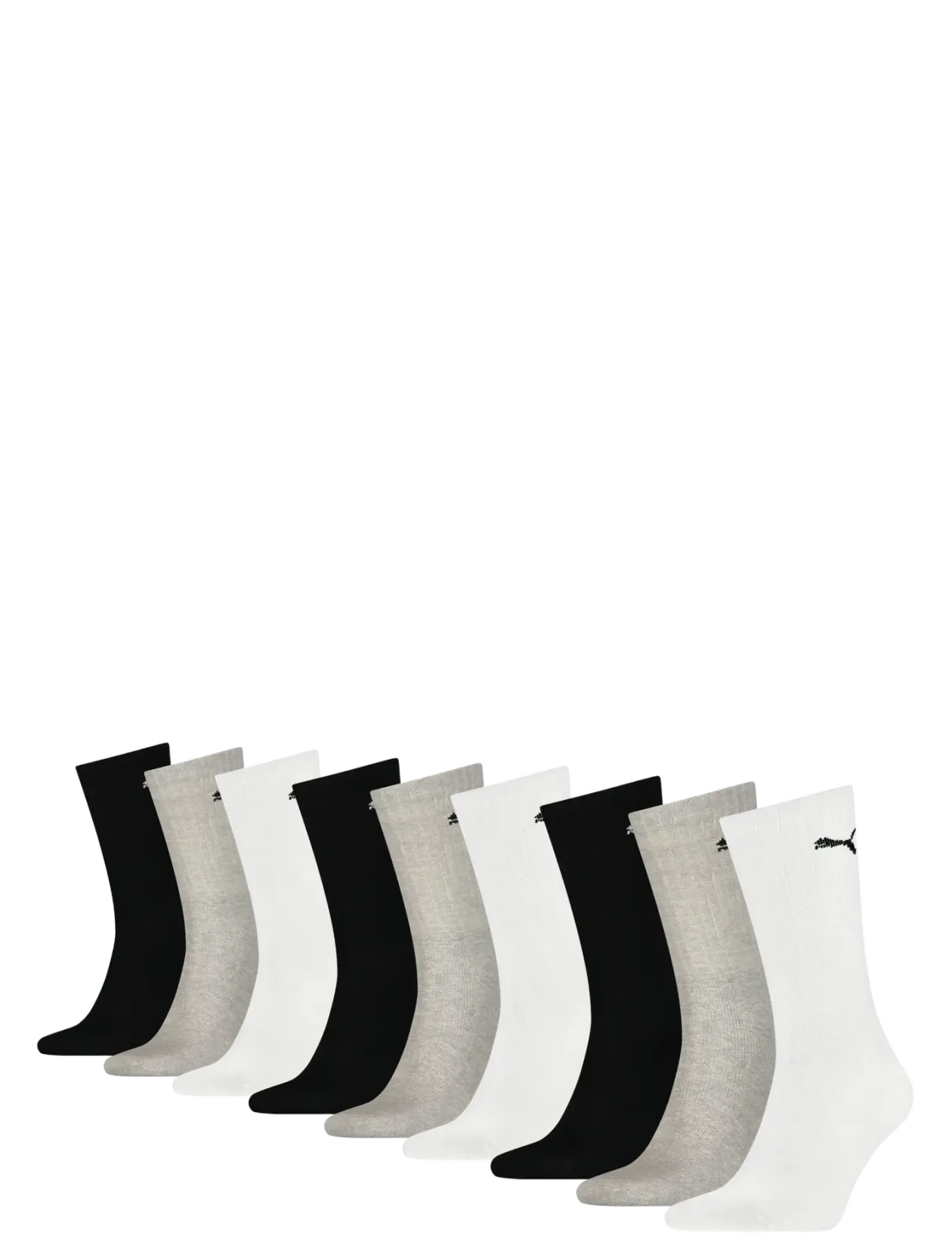 PUMA CREW SOCK 9P ECOM - Strømper