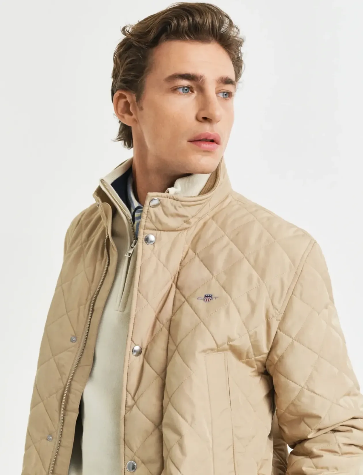 QUILTED WINDCHEATER MID JACKET - Quiltede