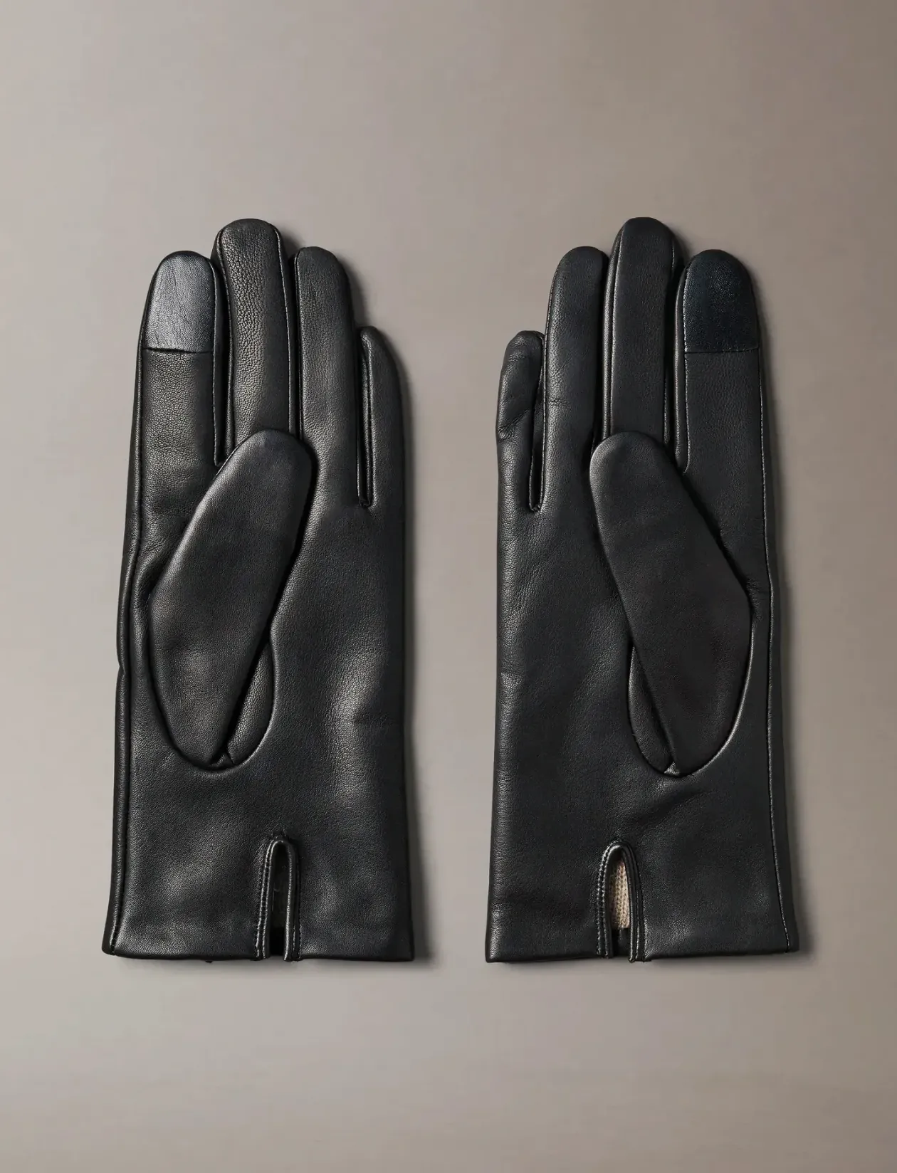 RAISED CK LEATHER GLOVE - Handsker & Vanter