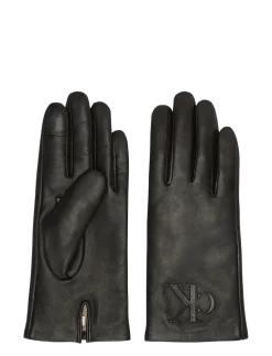 RAISED CK LEATHER GLOVE - Handsker & Vanter