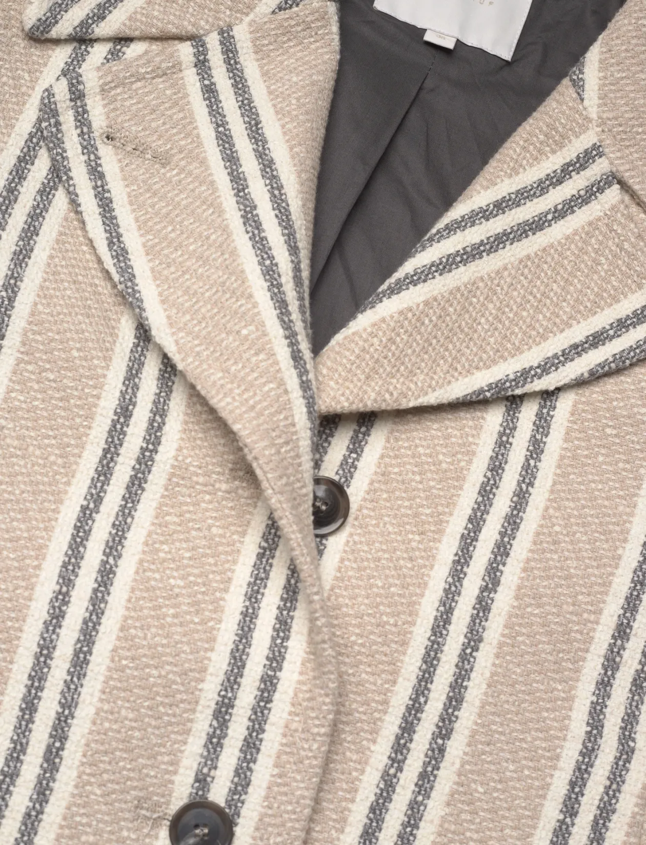 RAKEL JACKET NATURAL STRIPE - Lette jakker