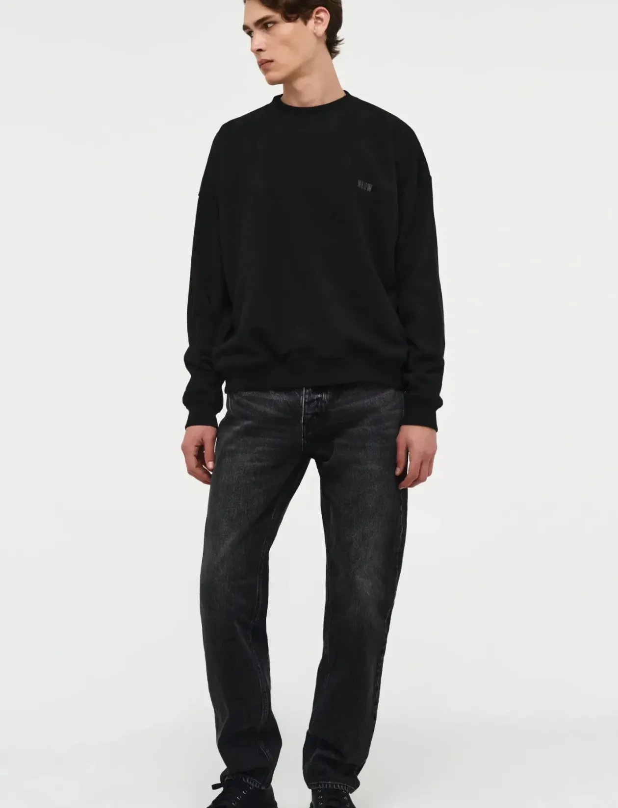 RAY STRAIGHT ROMULUSVINTAGE BLACK - Regular jeans