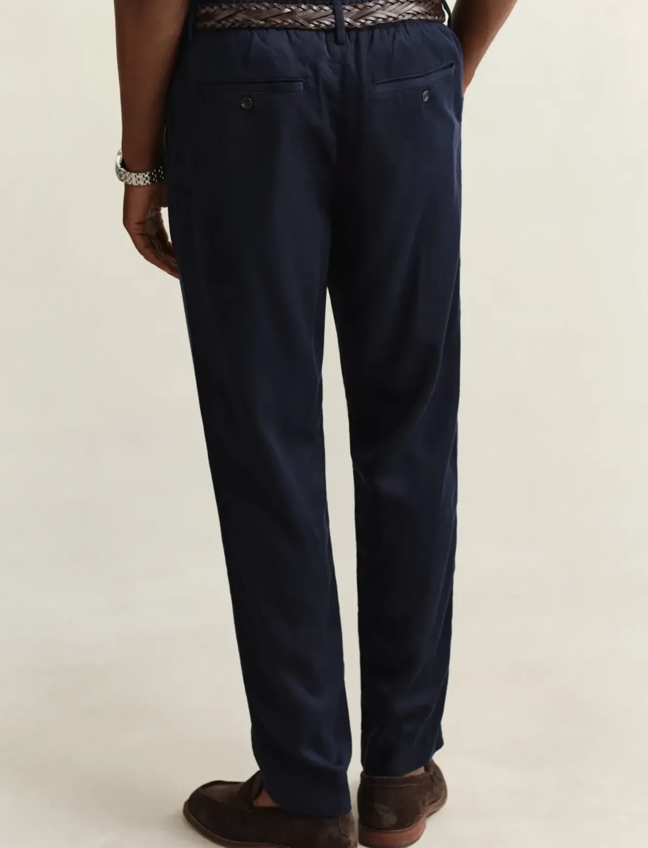 REG LYOCELL PANTS - Casual