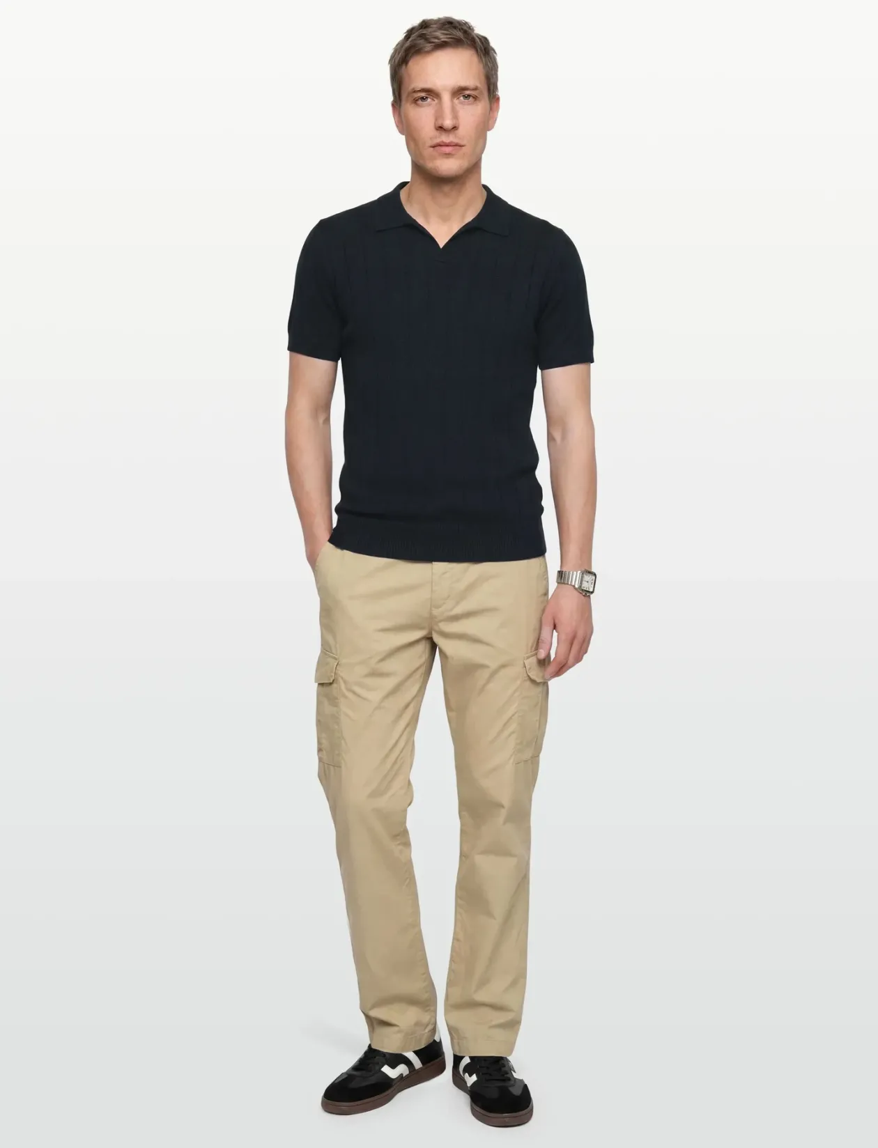 REGULAR NATURAL COMPONENT Sweater - Kortærmede poloer