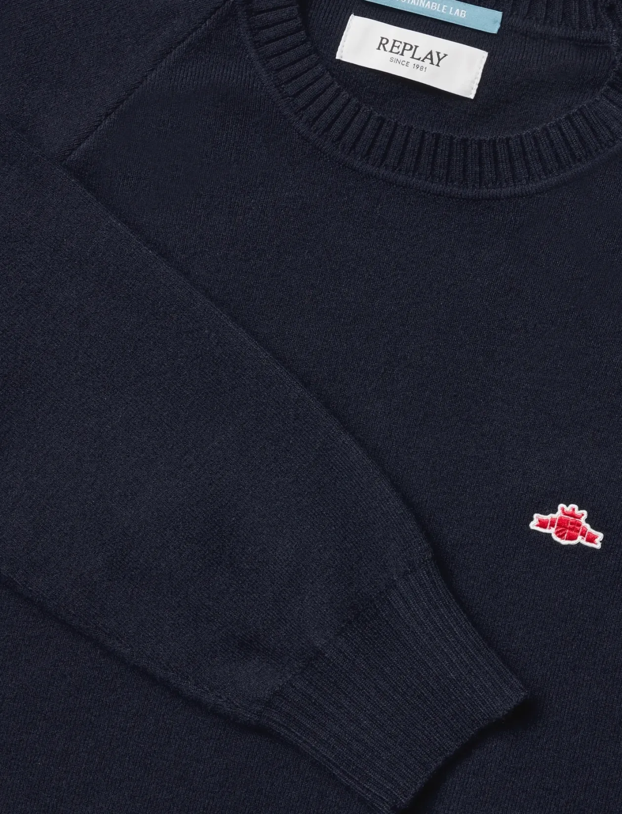 REGULAR Sustainable SYNTHETIC COMPONENT Sweater - Rund hals