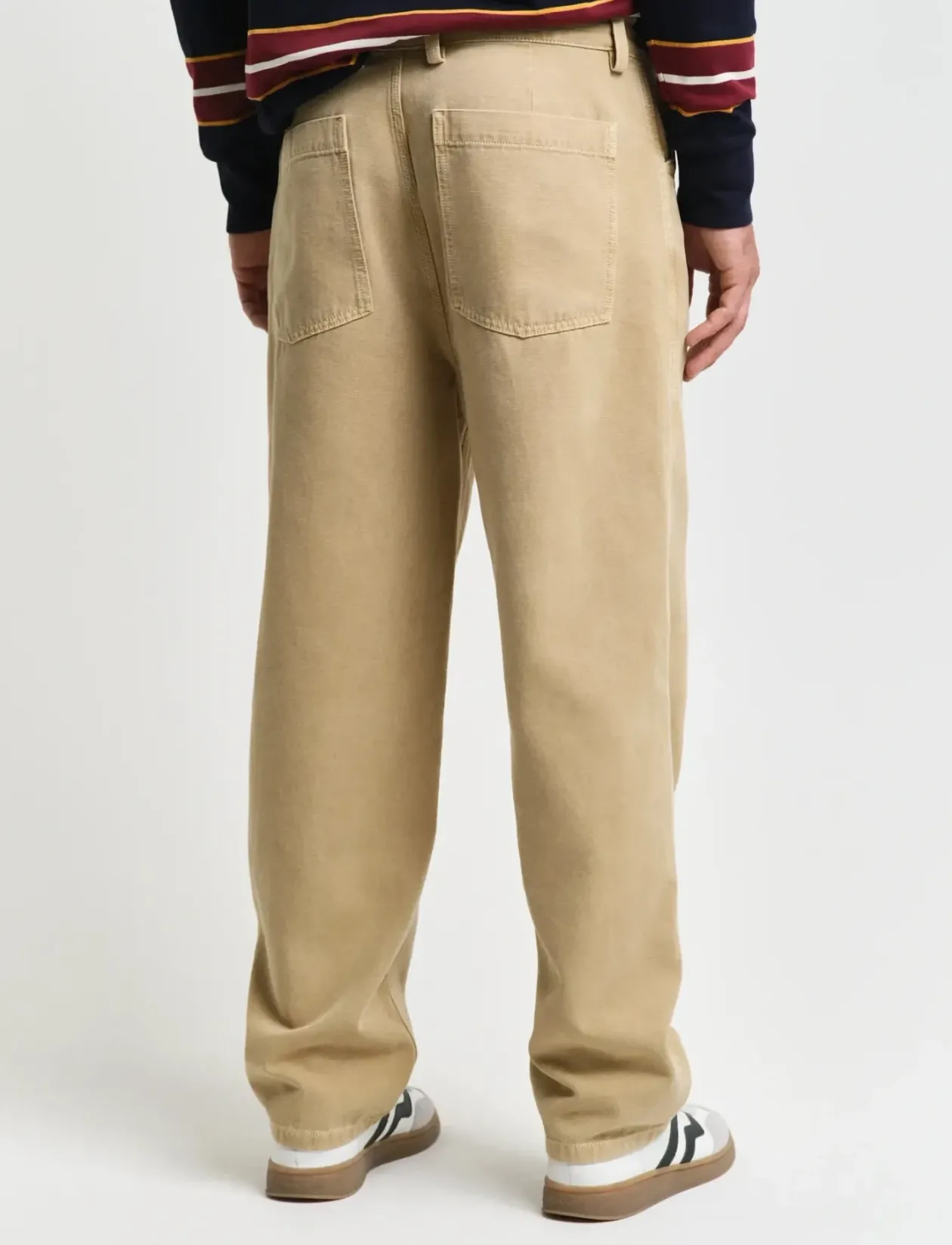 RELAXED CANVAS PANTS - Casual