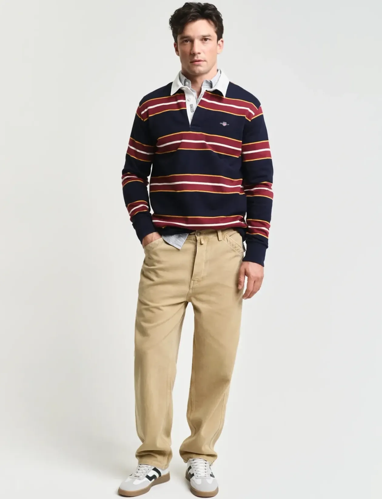 RELAXED CANVAS PANTS - Casual
