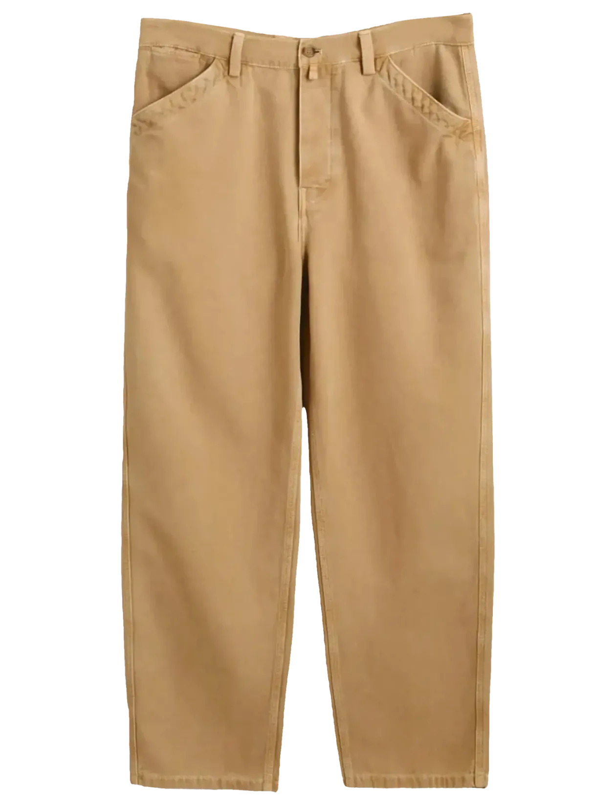 RELAXED CANVAS PANTS - Casual