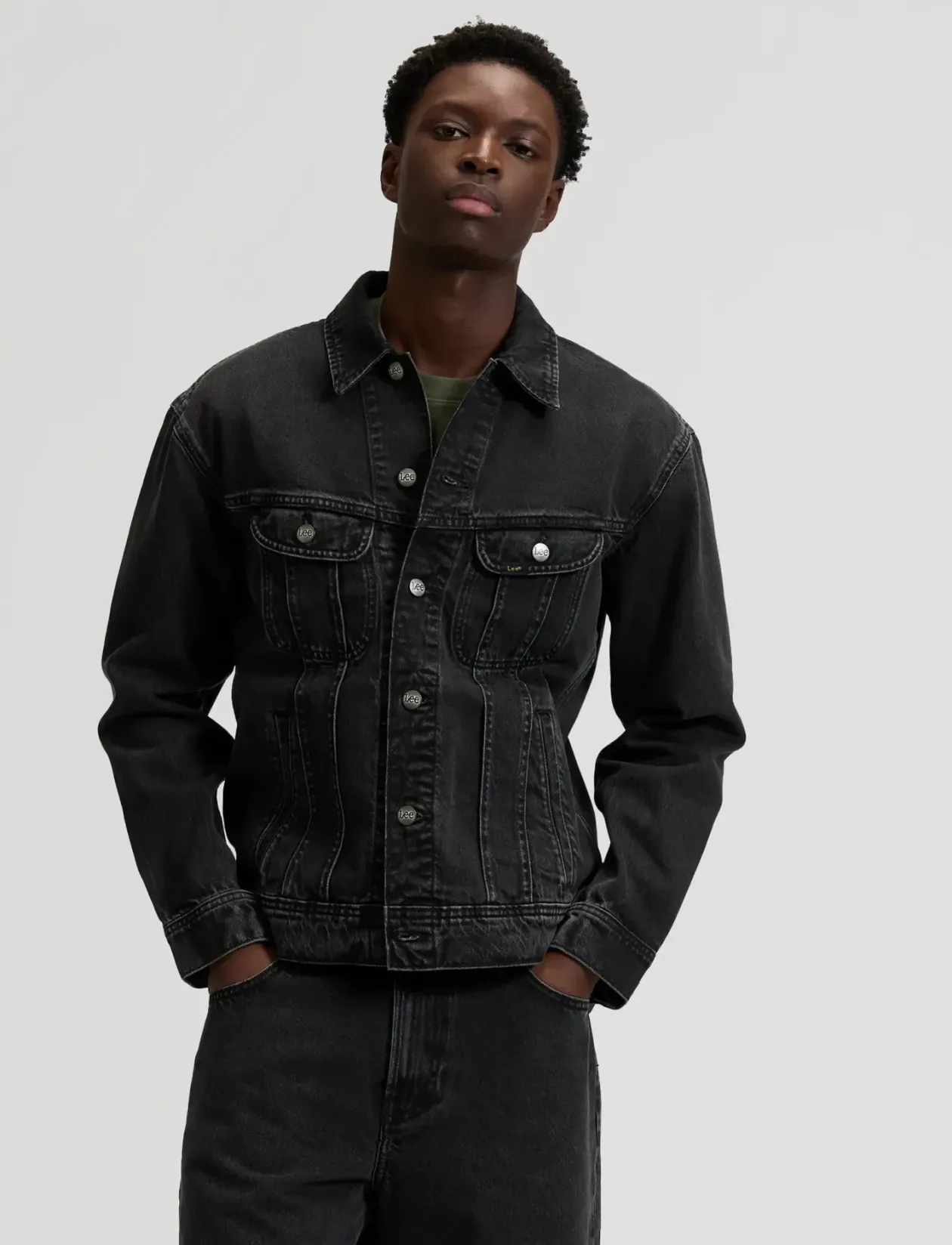 RELAXED RIDER JACKET - Uforede denimjakker